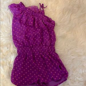 Purple and pink polka dotted Jumper